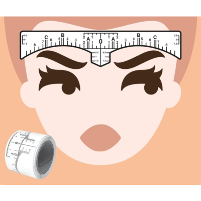 Clarissa Cl TP 508 - C-Eyebrow Ruler 50 Pezzi
Righello adesivo monouso sopracciglia