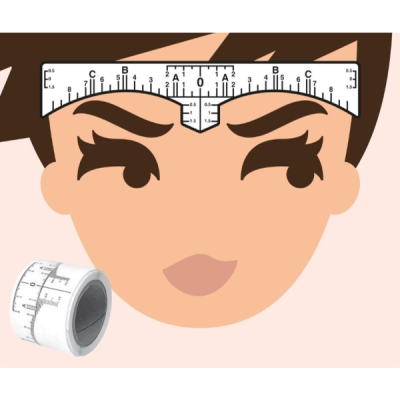 Clarissa Cl TP 508 - C-Eyebrow Ruler 50 Pezzi
Righello adesivo monouso sopracciglia