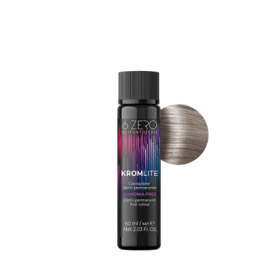 6.Zero Kromlite Colorazione Demipermanente In Olio - 8.01 Biondo Chiaro Cenere 60 ml