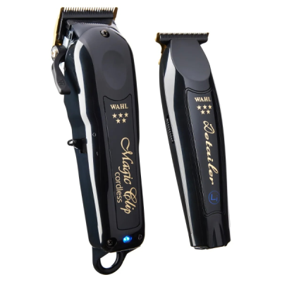 Wahl Cordless Barber Combo - Black Magic Clip + Detailer