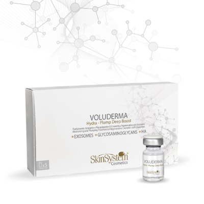 Skin System - Voluderma Hidra-Plump Deep Boost - 5 fiale sterili idratanti con Esosomi da 5 ml