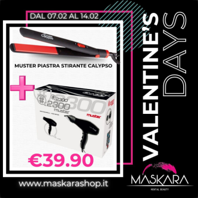 Muster - Piastra Calypso + Asciugacapelli #2300