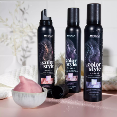 Indola mousse Biondo Miele colorazione temporanea, ravviva il colore dei capelli naturali o colorati - 200 ml