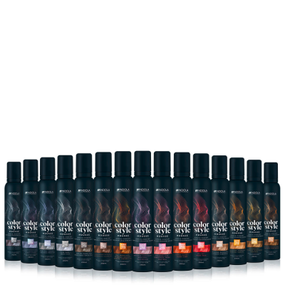 Indola Mousse Grigio Perla colorazione temporanea, ravviva il colore dei capelli naturali o colorati - 200 ml
