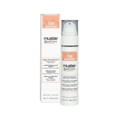 Benexere 223V Siero Viso Idratante Azione Intensiva Pelli Secche - 50 Ml