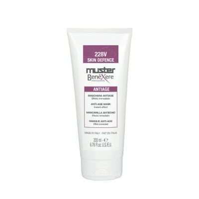 Benexere 228V maschera Anti Age effetto immediato con Caolino, Bava di Lumaca, Estratti di Aloe e Calendula - 200 ml