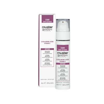 Benexere 230V Booster Liftante Azione Intensiva Anti Age 5 Acidi Ialuronici e Vitamina C - 50 ml