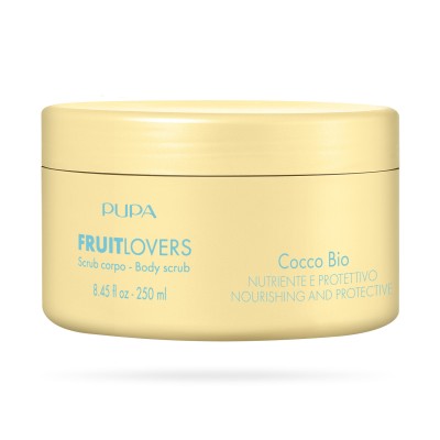Pupa Fruit Lovers - Scrub Corpo Cocco 250 ml
L’energia della frutta Bio al servizio della bellezza.