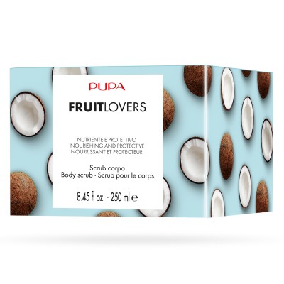 Pupa Fruit Lovers - Scrub Corpo Cocco 250 ml
L’energia della frutta Bio al servizio della bellezza.