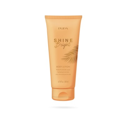 Pupa Shine Bright - fluido illuminante corpo Golden Light 200 ml
