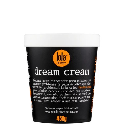 Lola From Rio Dream Cream Mascara - maschera super idratante per capelli danneggiati, fragili e deboli 450 gr