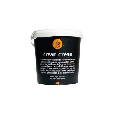 Lola From Rio Dream Cream Mascara - maschera super idratante per capelli danneggiati, fragili e deboli 3 Kg