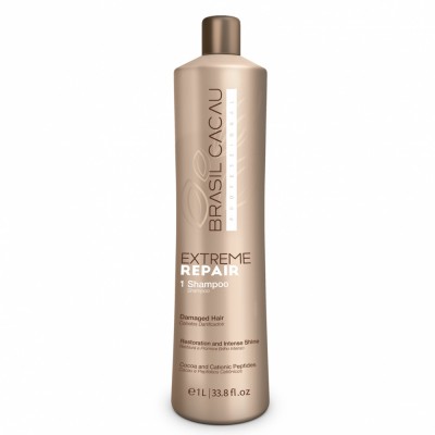 Brasil Cacau - Extreme Repair Shampoo 1000 ml

Ideale per capelli colorati, capelli trattati e trattati con cheratina.