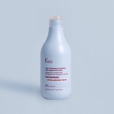 Kezy - Macadamia Plus shampoo ristrutturante per capelli molto danneggiati 375 ml