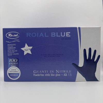 Roial - Guanti Nitrile Blue M