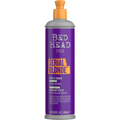 Tigi serial blonde purple toning shampoo - 400 ml