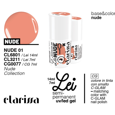 Clarissa Lei - LEI 3211 color nude 01 Base & Nude 7 ml