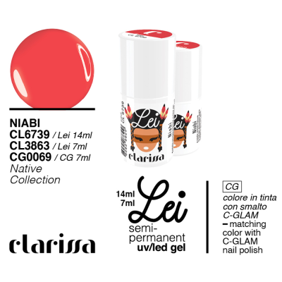 Clarissa Lei - Niabi Smalto Semipermanente LEI 3863 Native Collection 7 Ml