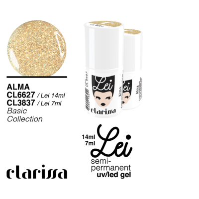Clarissa Lei Alma Smalto Semipermanente LEI 3837 Basic Collection - 7 ml