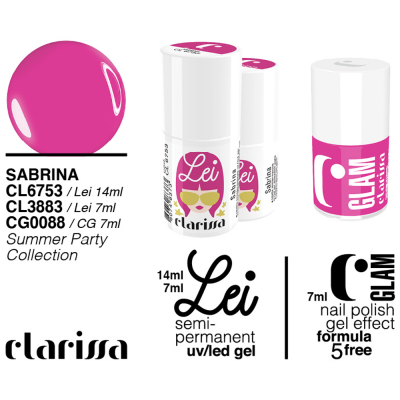 Smalto tradizionale effetto Gel. n. 08- sabrina - summer party collection
