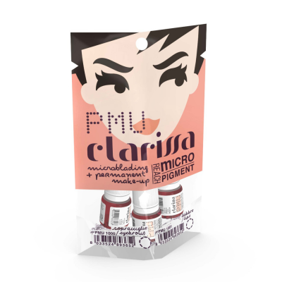 Clarissa starter kit pigmenti sopracciglia formula REACH in formato mini