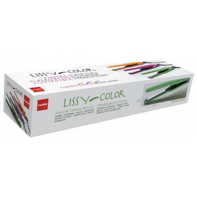 Piastra stirante super stretta Lissy Color - colore fucsia