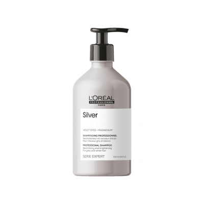 L'Oreal serie expert silver shampoo per capelli grigi - 500 ml