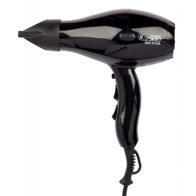 Phon compatto #2300 ionic action - colore nero. 2100 watt