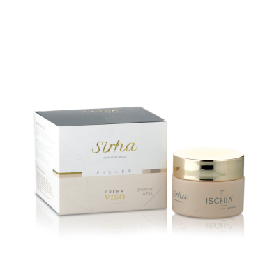 Crema viso azione filler Ischia Sirha - 50 ml