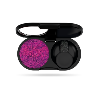 Colore puro, intenso, uniforme e facilmente sfumabile. N. 100 - Irriverent Fuchsia. Metallic. 1,5 gr.