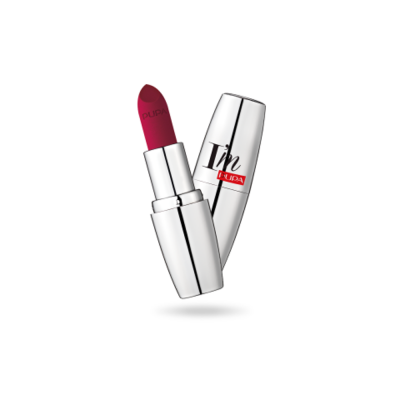 Rossetto colore puro, opaco assoluto. N. 072 - Velvet Ruby. 3, 5 g.