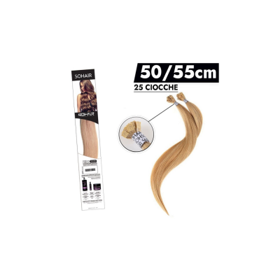Extension con cheratina con capelli 100% naturali di qualità Remy, per allungamento capelli al metodo “al caldo”.