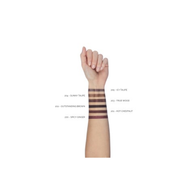 Matita waterproof 2 in 1: eyeliner e kajal. 0,35 g. N. 203 - True Wood.
