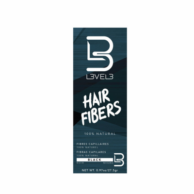 hair fibers - colore nero. 27,5 gr.