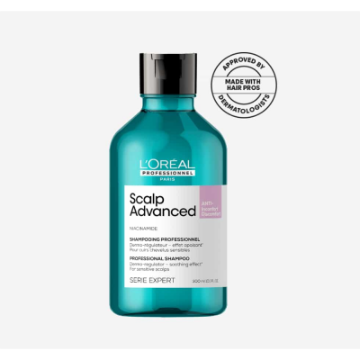 L'Oreal scalp advanced  shampoo anti discomfort, per cuoio capelluto sensibile.