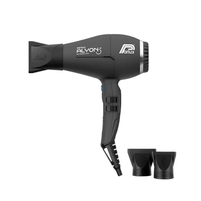 PArlux asciugacapelli professionale Alyon air ionizer tech - 2250 w. Colore nero opaco.