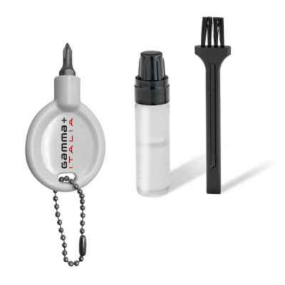 Tosatrice professionale ricaricabile con motore rotante e tre cover Gamma + Absolute Alpha.