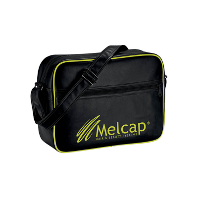 Borsa monospalla Melcap - colore nera e oro