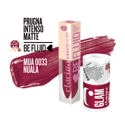 Clarissa Be Fluid Lip Color Nuala rossetto liquido coprente - Nuala - Prugna Intenso