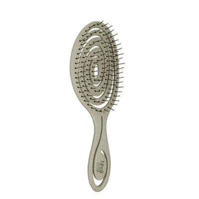 Melcap spazzola capelli Nhair Vertigo bio - bianca
