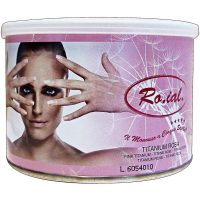 Roial cera depilatoria in vaso titanio rosa - 400 ml
