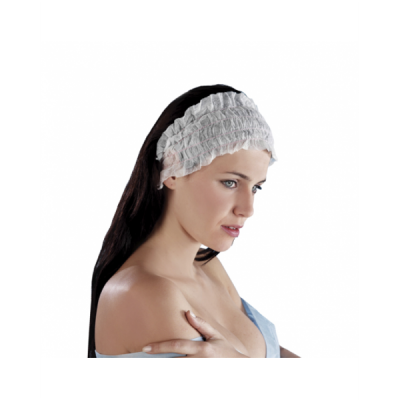 CPM fascia capelli monouso 4 elastici - 100 pezzi