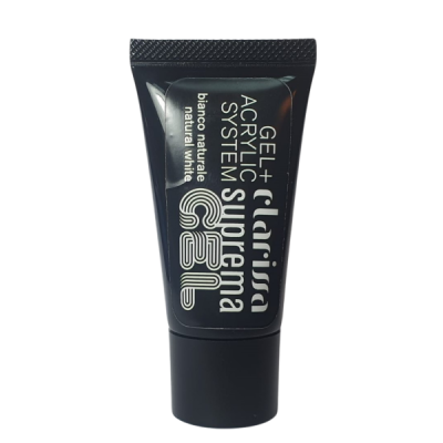 Clarissa Suprema Gel Bianco Naturale, perfetto per la tecnica del Babyboomer - 30 g
