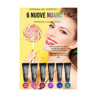 Clarissa Suprema Gel colorato costruttore viola cangiante - 8 gr