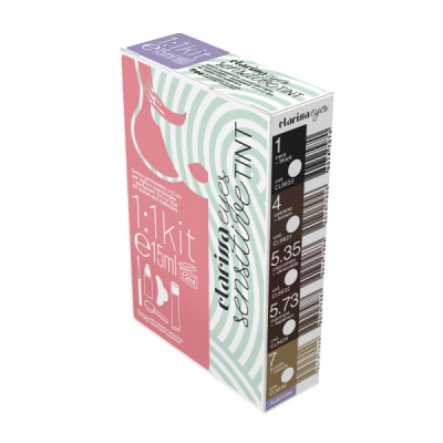 Clarissa Sensitive tint kit colorazione in crema per ciglia e sopracciglia - cioccolato