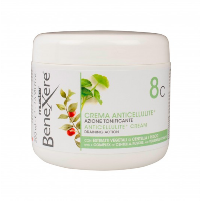 Benexere crema anticellulite azione drenante e tonificante - 500ml.