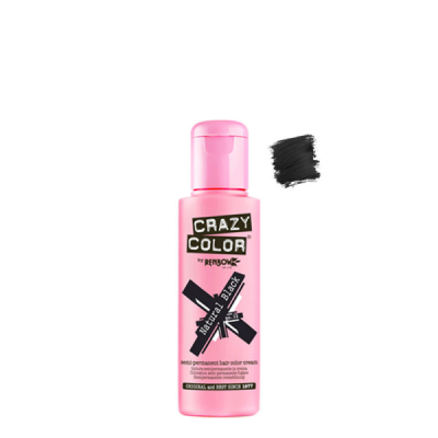 Crazy Color crema colorante semipermanente n. 32 natural black - 100 ml