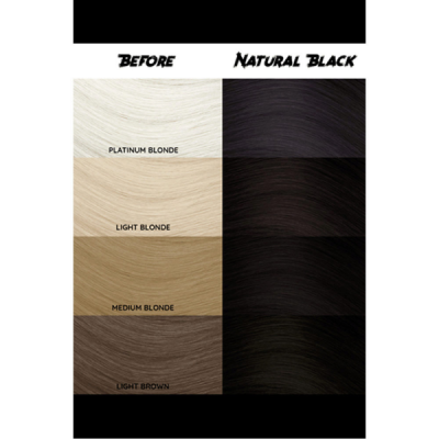Crazy Color crema colorante semipermanente n. 32 natural black - 100 ml