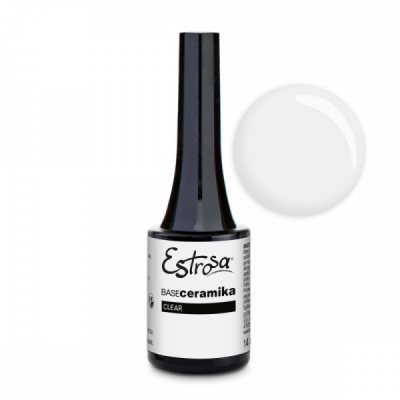 Estrosa base gel builder ceramika clear - 14 ml