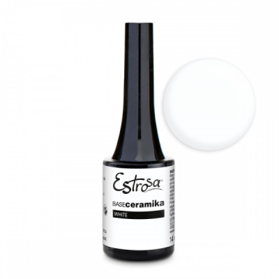 Estrosa base gel builder ceramika white - 14 ml